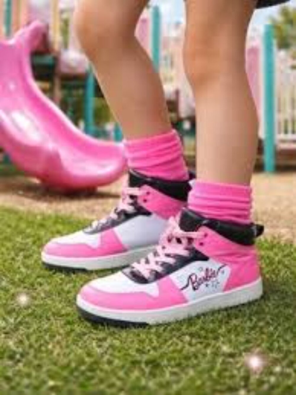 Barbie High Top Toddler Girls Sneakers SIZE 13